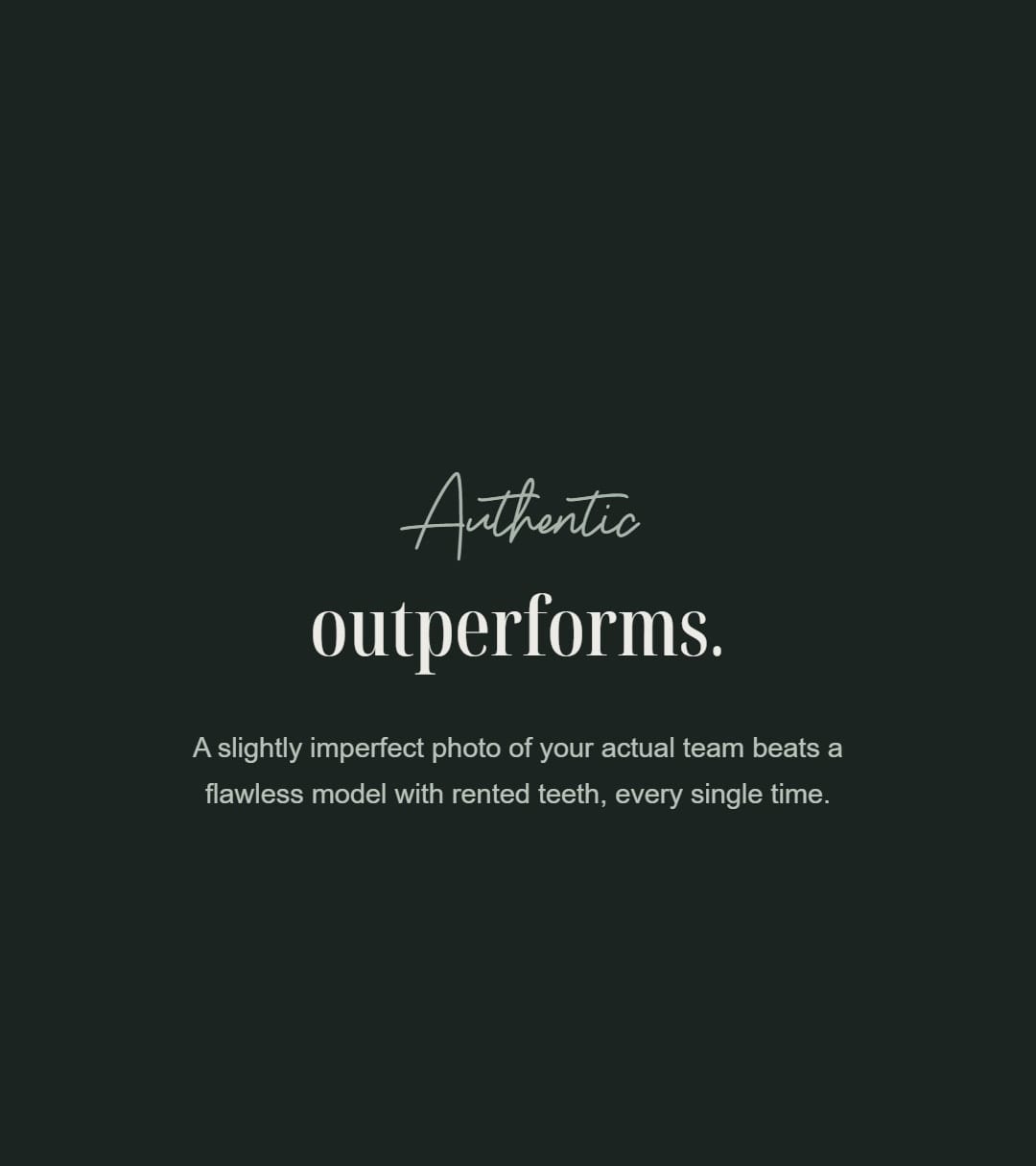 What actually performs